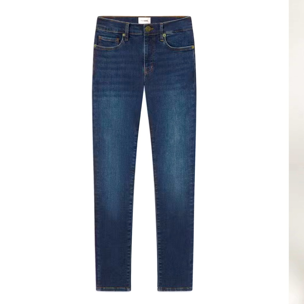 Frame Le high skinny jeans in medium/light wash